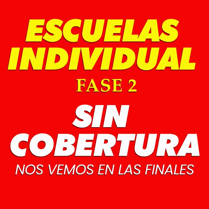 Escuelas Individual F2 (Sin cobertura)
